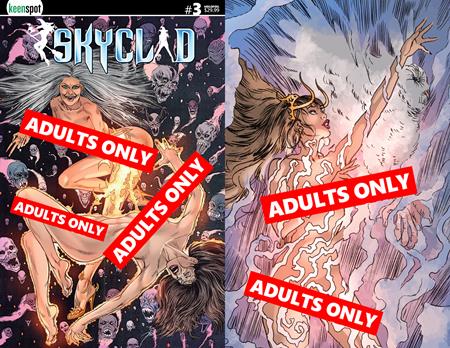 SKYCLAD #3 CVR D MICHAL DUTKIEWICZ ADULTS ONLY HOLOFOIL FLIP VAR