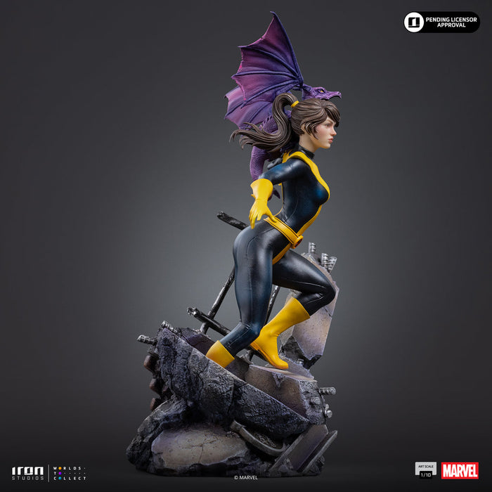 Statue Kitty Pride & Lockheed - X-Men Comics - BDS Art Scale 1/10 - Iron Studios
