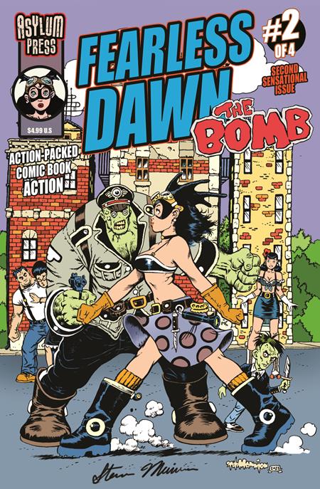 FEARLESS DAWN THE BOMB #2 (OF 5) CVR A SIGNED STEVE MANNION VAR