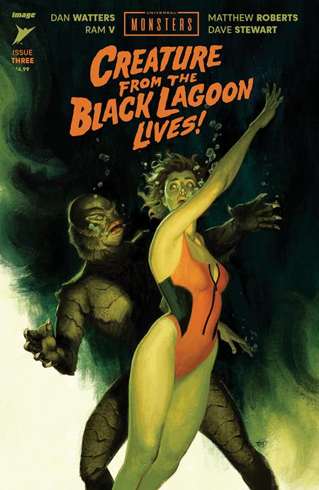 UNIVERSAL MONSTERS CREATURE FROM THE BLACK LAGOON LIVES #3 (OF 4) CVR F INC 1:75 DAVID TALASKI VAR