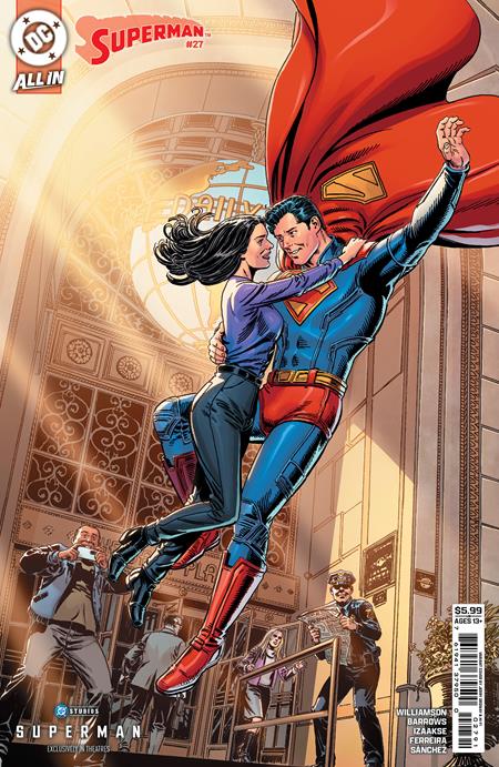 SUPERMAN #27 CVR G JERRY ORDWAY SUPERMAN MOVIE CARD STOCK VAR