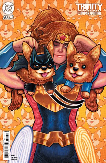 TRINITY DAUGHTER OF WONDER WOMAN #1 (OF 6) CVR G INC 1:25 DAN HIPP CARD STOCK VAR
