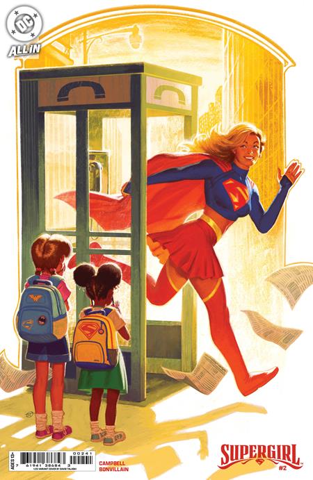 SUPERGIRL #2 CVR E INC 1:25 DAVID TALASKI CARD STOCK VAR