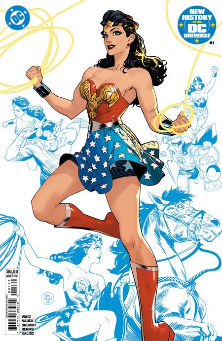 NEW HISTORY OF THE DC UNIVERSE #1 (OF 4) CVR B DAN MORA CARD STOCK VAR