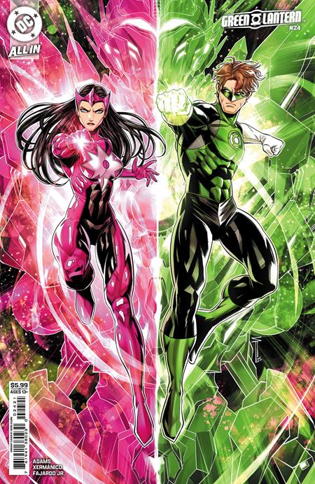GREEN LANTERN #24 CVR B SERG ACUNA CARD STOCK VAR