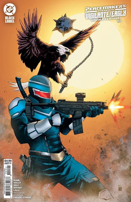 PEACEMAKER PRESENTS THE VIGILANTE EAGLY DOUBLE FEATURE #4 (OF 5) CVR C RAFAEL DE LATORRE CARD STOCK VAR