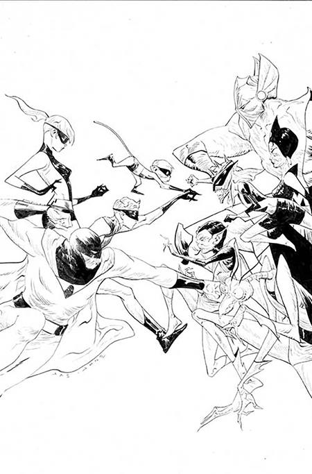 SPACE GHOST ANNUAL #1 CVR N FOC 15 COPY INCV LEE LINE ART VIRGIN