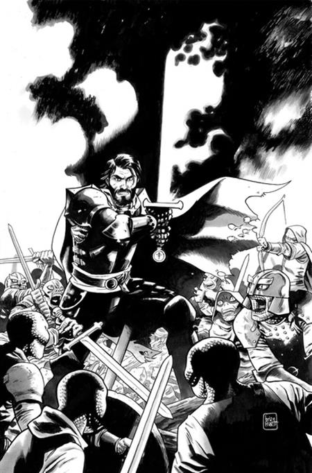 SIXTH GUN ROAD TO THE SIX #0 (ONE SHOT) CVR D INC 1:20 BRIAN HURTT B&W VAR