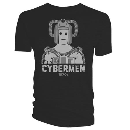 DOCTOR WHO CYBERMEN 1970 T-SHIRT XL