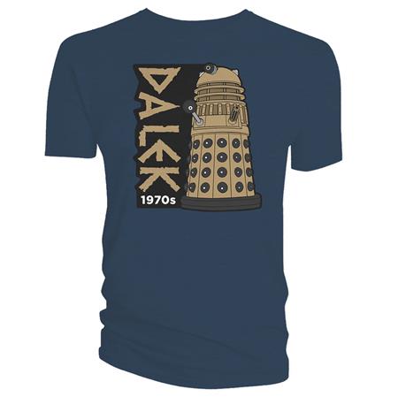 DOCTOR WHO DALEK 1970 T-SHIRT L