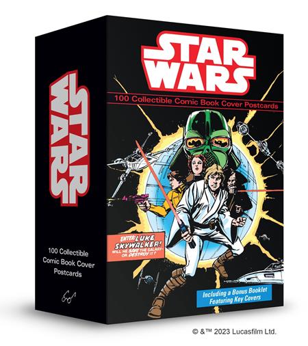 STAR WARS 100 COLLECTIBLE COMIC BOOK COVER POSTCARD (1 each random cover)