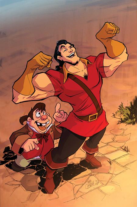 DISNEY VILLAINS GASTON #4 CVR E INC 1:10 DAVID COUSENS VIRGIN VAR