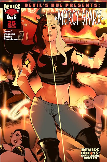 DEVILS DUE PRESENTS MERCY SPARX #1 (ONE SHOT) CVR D INC 1:10 ELIZABETH TORQUE UV SPOT VAR
