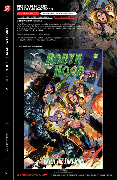 Robyn Hood: Enter the Sandman COVER A - Igor Vitorino