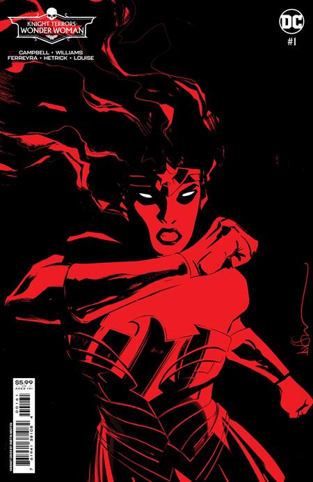 KNIGHT TERRORS WONDER WOMAN #1 (OF 2) CVR D DUSTIN NGUYEN MIDNIGHT CARD STOCK VAR