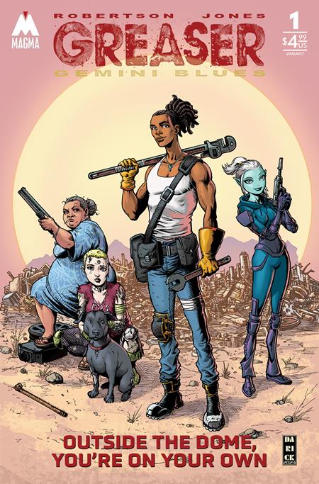 GREASER GEMINI BLUES #1 CVR B DARICK ROBERTSON CARDSTOCK VAR