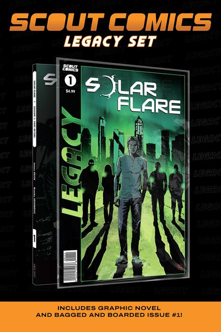 SOLAR FLARE SEASON 1 SCOUT LEGACY COLLECTORS PACK #1 AND COMPLETE TP