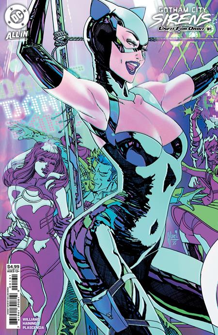 GOTHAM CITY SIRENS UNFIT FOR ORBIT #1 (OF 5) CVR D GUILLEM MARCH CONNECTING CARD STOCK VAR