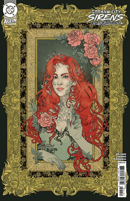GOTHAM CITY SIRENS UNFIT FOR ORBIT #1 (OF 5) CVR F INC 1:25 HELEN MASK CARD STOCK VAR