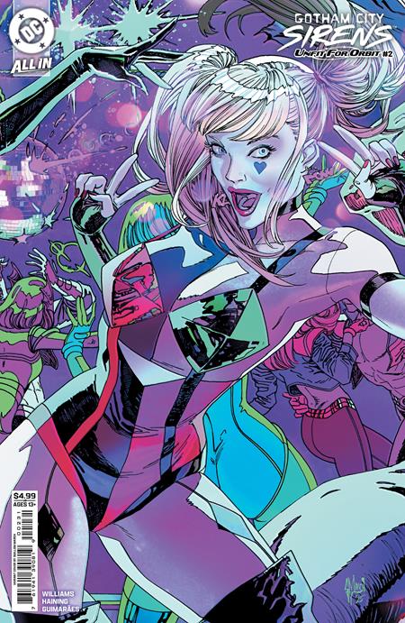 GOTHAM CITY SIRENS UNFIT FOR ORBIT #2 (OF 5) CVR C GUILLEM MARCH CONNECTING CARD STOCK VAR
