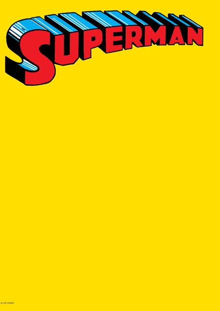 SUPERMAN #1 FACSIMILE EDITION CVR C BLANK VAR