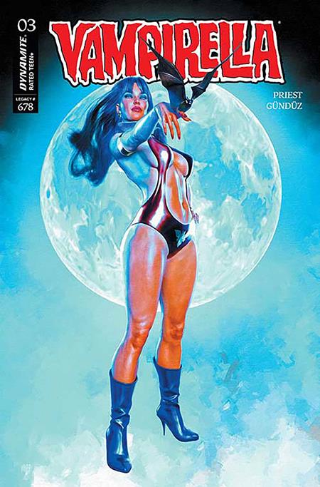 VAMPIRELLA (2025) #3 CVR W FOC BONUS SPEARS MOON ORIGINAL FOIL