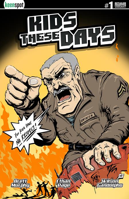 KIDS THESE DAYS #1 Second Printing Cvr B Inc 1:10 Charlie Ramone Var