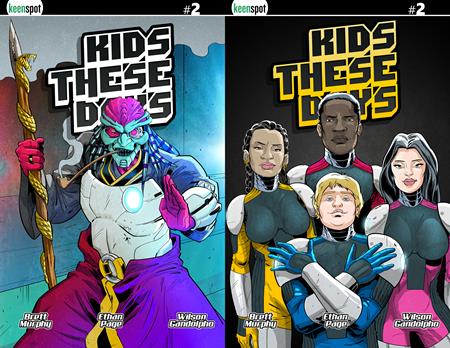 KIDS THESE DAYS #2 CVR D WILSON GANDOLPHO HOLOFOIL FLIP VAR
