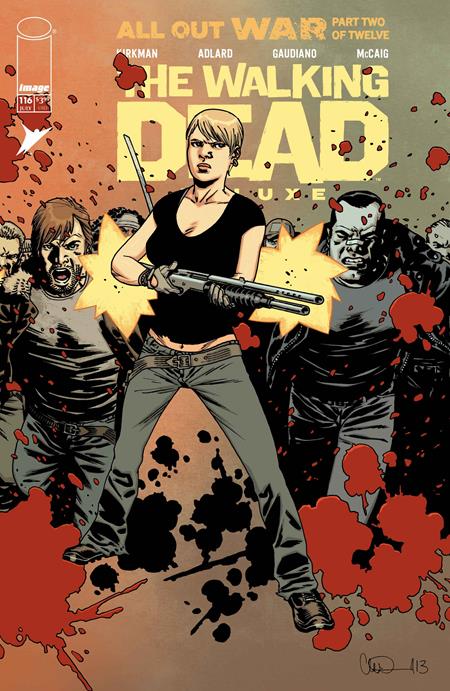 WALKING DEAD DELUXE #116 CVR B CHARLIE ADLARD & DAVE MCCAIG VAR