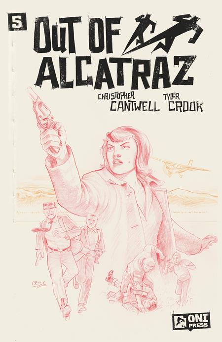 OUT OF ALCATRAZ #5 (OF 5) CVR C INC 1:10 TYLER CROOK SKETCHBOOK VAR