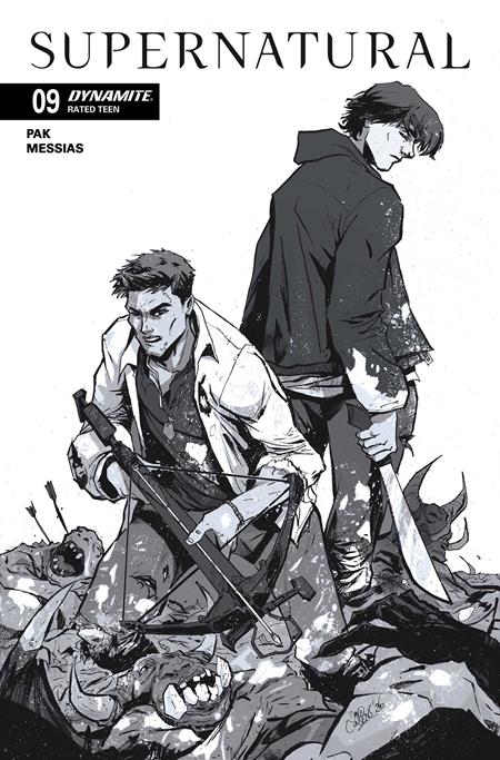 SUPERNATURAL #9 CVR G INC 1:10 DAVID COUSENS LINE ART VAR