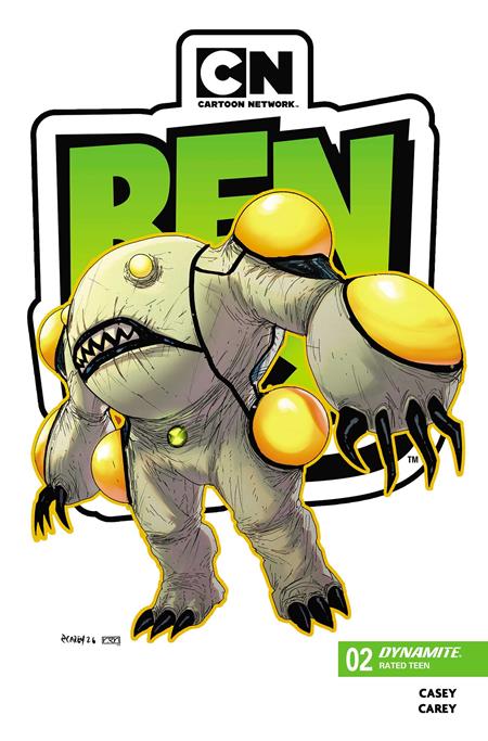 BEN 10 #2 2ND PRINTING CVR A ROBERT CAREY