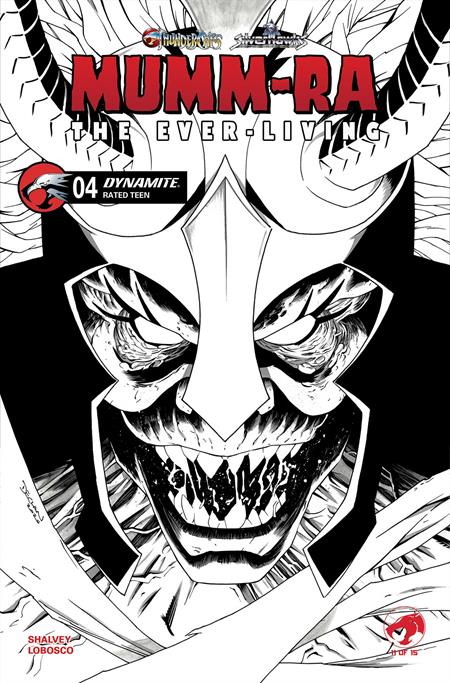 MUMM-RA THE EVER LIVING #4 CVR K DECLAN SHALVEY LINE ART VAR