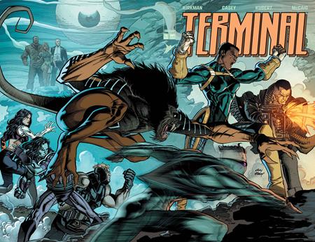 TERMINAL #1 CVR M ANDY KUBERT & DAVE MCCAIG CONNECTING WRAPAROUND CHROMIUM VAR (Signed by Joe Casey)