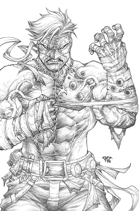 FINAL BOSS #8 CVR E INC 1:50 PAOLO PANTALENA B&W VIRGIN VAR