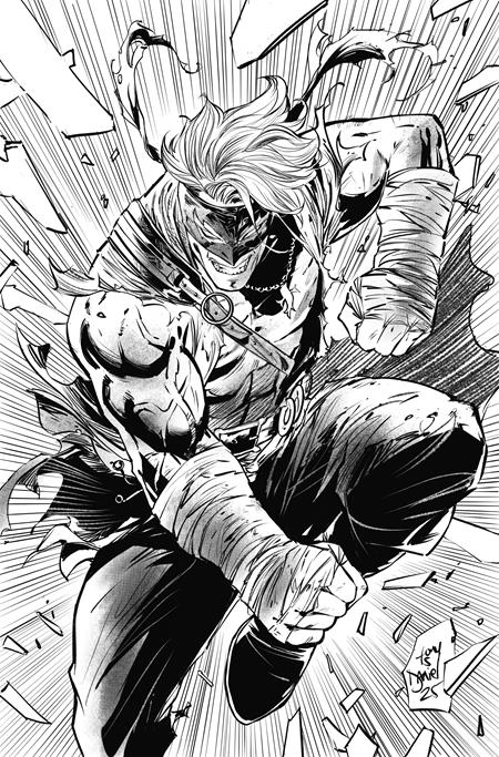 FINAL BOSS #8 CVR F INC 1:100 TONY DANIEL B&W VIRGIN FOIL VAR