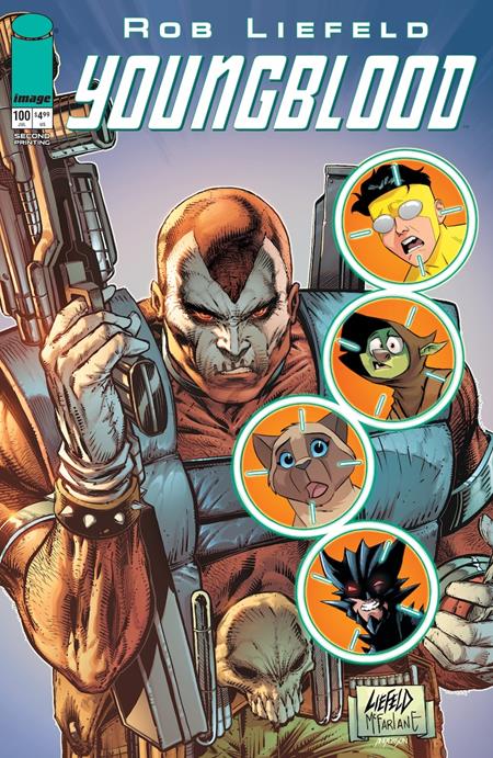 YOUNGBLOOD #100 2ND PRINTING CVR A IMAGE