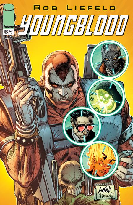YOUNGBLOOD #100 2ND PRINTING CVR B GHOST MACHINE VAR