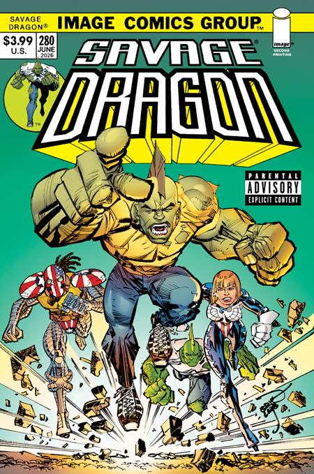 SAVAGE DRAGON #280 2ND PRINTING