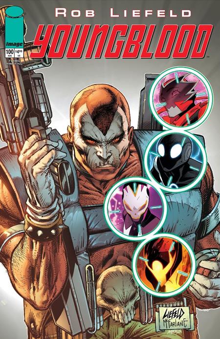 YOUNGBLOOD #100 3RD PRINTING CVR B ROB LIEFELD MASSIVE VERSE VAR