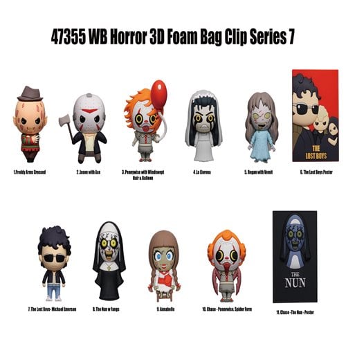 WB Horror Series 7 3D Foam Bag Clip Blind Bag
