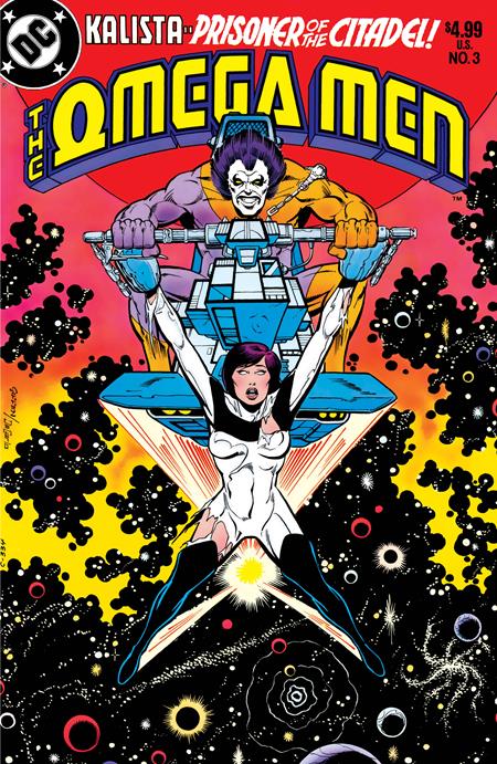 OMEGA MEN #3 FACSIMILE EDITION CVR B KEITH GIFFEN & MIKE DECARLO FOIL VAR
