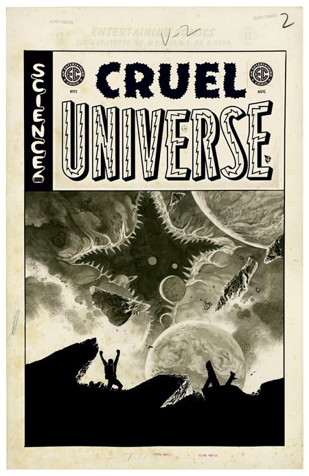 EC CRUEL UNIVERSE #1 CVR G INC 1:20 JH WILLIAMS III BLACK & WHITE VAR
