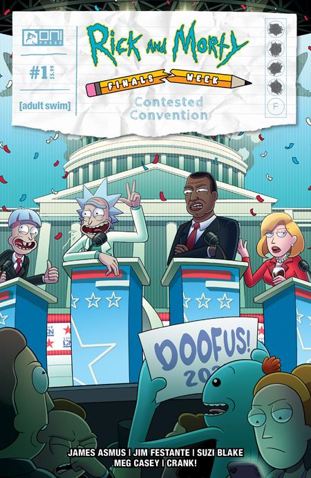 RICK AND MORTY FINALS WEEK CONTESTED CONVENTION #1 (ONE SHOT) CVR A SUZI BLAKE