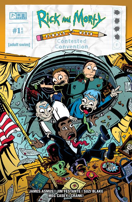 RICK AND MORTY FINALS WEEK CONTESTED CONVENTION #1 (ONE SHOT) CVR B SAM GRINBERG VAR