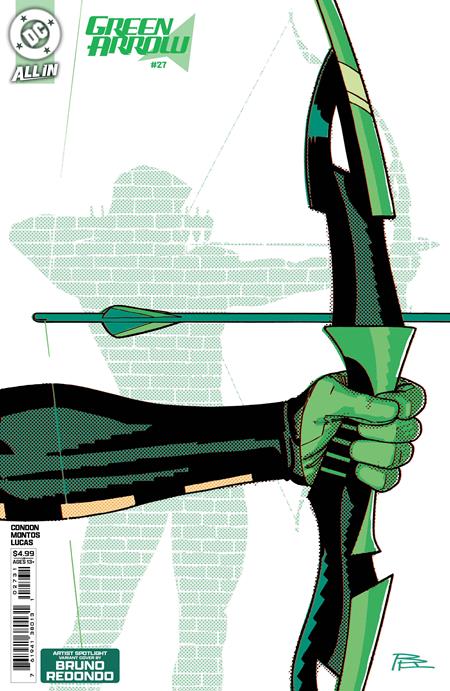 GREEN ARROW #27 CVR C BRUNO REDONDO ARTIST SPOTLIGHT CARD STOCK VAR