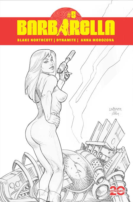 BARBARELLA #5 (OF 5) CVR G INC 1:10  JOSEPH MICHAEL LINSNER LINE ART VAR