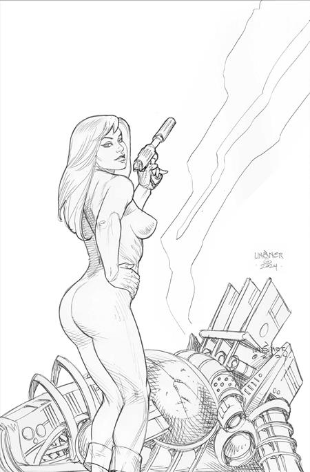 BARBARELLA #5 (OF 5) CVR I INC 1:15 JOSEPH MICHAEL LINSNER LINE ART VIRGIN VAR