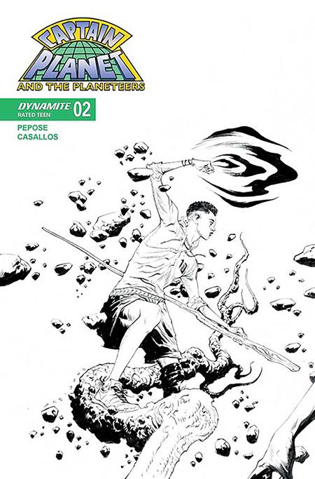 CAPTAIN PLANET #2 CVR G INC 1:10 JAE LEE LINE ART VAR