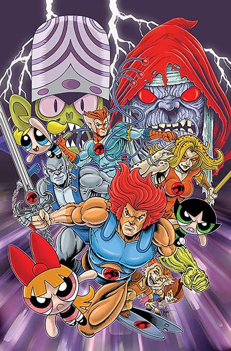 THUNDERCATS POWERPUFF GIRLS #1 CVR R INC 1:15 KEN HAESER VIRGIN FOC BONUS VAR
